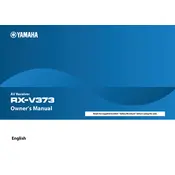 Yamaha RX-V373 Receiver