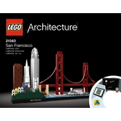 LEGO San Francisco 21043 Construction Set manual cover