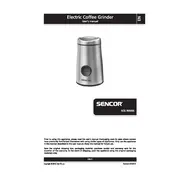 Sencor SCG 3050SS Coffee Grinder manual cover