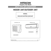 Hitachi RAC-63CHA3F Air Conditioner manual cover