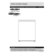 Bush BUCF5585W 4871390 Freezer manual cover