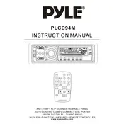 Pyle PLCD94MP MP3 Player manual cover