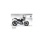 BMW G 310 R 2016 Motorcycle manual cover