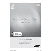 Samsung DV330AE Dryer manual cover