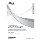 LG LW1015ER LW1015ER.ASWAOSU Air Conditioner manual cover