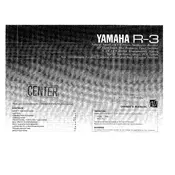 Yamaha R-3 Receiver manual cover