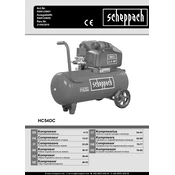 Scheppach HC54DC 5906129901 Compressor manual cover