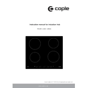 Caple C850I Hob manual cover