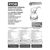 Ryobi RB60 Buffer manual cover