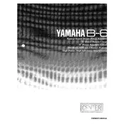 Yamaha B-6 Amplifier manual cover