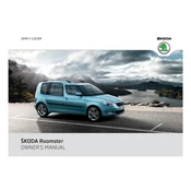 Škoda Roomster 2011 Car manual cover