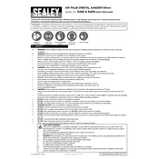 Sealey SA08 Sander manual cover