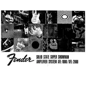 Fender Solid State Super Showman Amplifier System XFL-1000 Amplifier manual cover