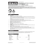 Sealey LED084 Floodlight manual cover