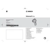 Bosch UniversalTemp Detector manual cover