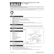 Sealey SCR91 Seat manual cover