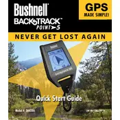 Bushnell BackTrack Point 5 360200 GPS manual cover