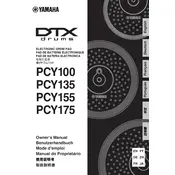 Yamaha PCY100 Drum Pad manual cover