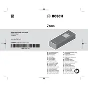 Bosch Zamo Set Measure manual cover