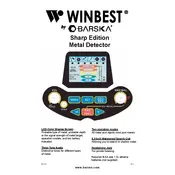 Barska Winbest Sharp Edition BE11922 Detector manual cover