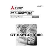 Mitsubishi GT SoftGOT1000 Software manual cover