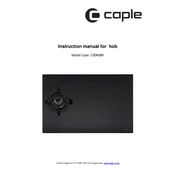 Caple C896IBK Hob manual cover