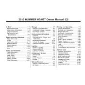 Hummer H3T 2010 manual cover