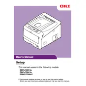 Oki C831n Printer manual cover