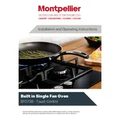 Montpellier SF073B Oven manual cover