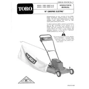 Toro 16-inch 17046 Mower manual cover