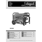 Scheppach SG3200 5906220903 Generator manual cover