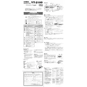 Yamaha YT-2100 Tuner manual cover