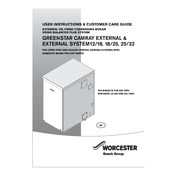 Worcester Greenstar Camray External 12/18 2009 Boiler manual cover