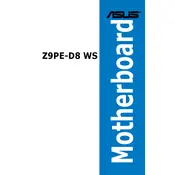 ASUS Z9PE-D8 WS Motherboard manual cover