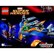 LEGO Guardians 76021-2 Construction Set manual cover