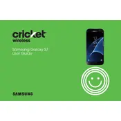 Samsung Galaxy S7 Cricket Wireless SM-G930AZKYAIO Phone manual cover