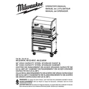 Milwaukee 48-22-8536 Cabinet manual cover