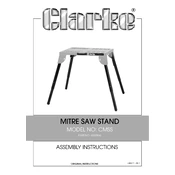 Clarke 6500966 CMSS Mitre Saw Stand manual cover