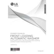 LG WM8500HVA WM8500HVA.ASSEEUS Washing Machine manual cover