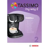 Bosch TASSIMO TAS6504GB Coffee Machine manual cover