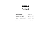 ION Pro Glow 8 manual cover