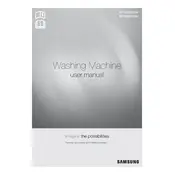 Samsung WF42H5100AF Washing Machine manual cover