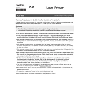 Brother QL-600 manual cover