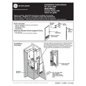 GE RAVRG3 Grille manual cover