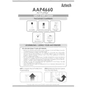 Aztech AAP4660 Air Purifier manual cover