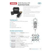 Simrad Navico RS90 Blackbox VHF Radio manual cover