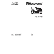 Husqvarna TS 354XD Lawn Mower manual cover