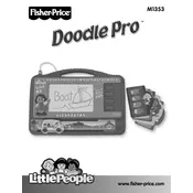 Fisher Price Mattel Doodle Pro Play and Learn Schoolhouse M1353 Toy manual cover