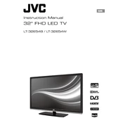 JVC LT-32E54B manual cover