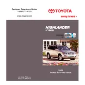 Toyota Highlander Hybrid 2006 SUV manual cover